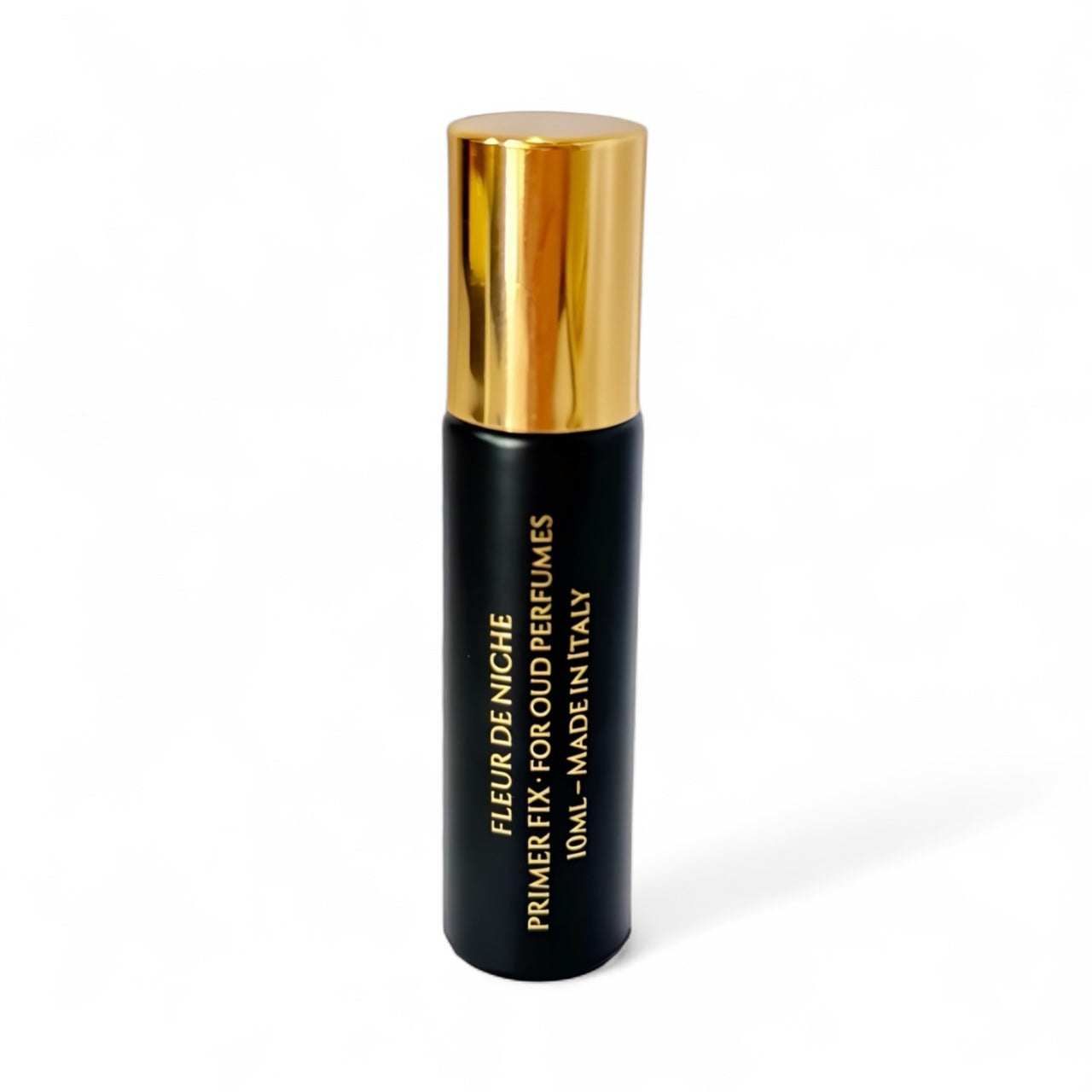 Primer FIX per Oud Fragrances – roll-on intensificatore di Fleur De Niche, studiato per amplificare la scia delle fragranze oud e legnose.
